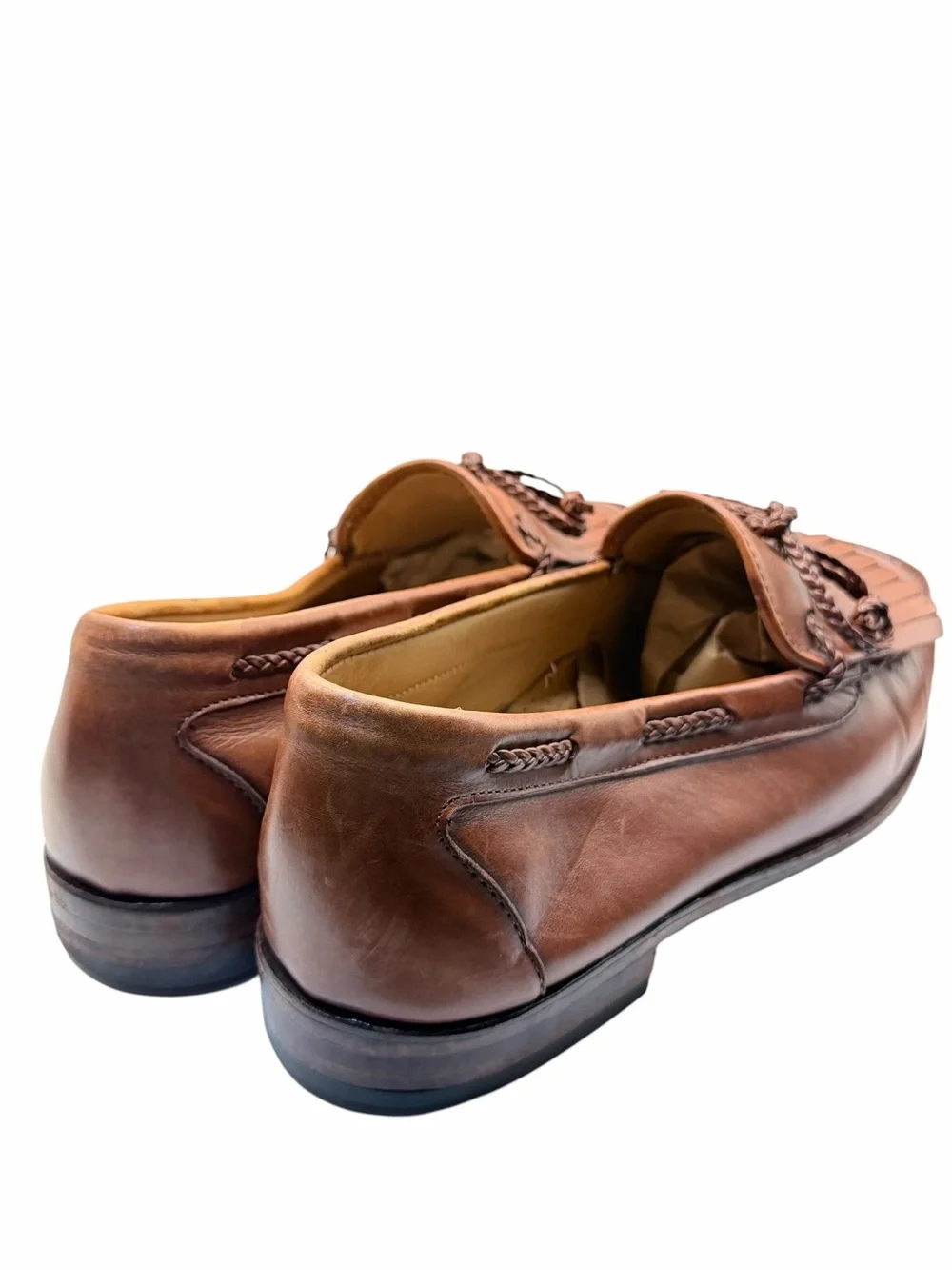 Allen Edmonds Nottingham Kiltie Tassel Loafers Brown Leather Men’s Size 11E